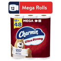 Charmin Ultra Strong Toilet Paper, 12 Mega Rolls