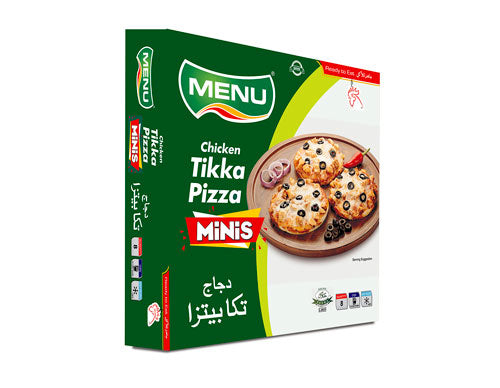 MENU CHICKEN TIKKA PIZZA MINIS 800GM