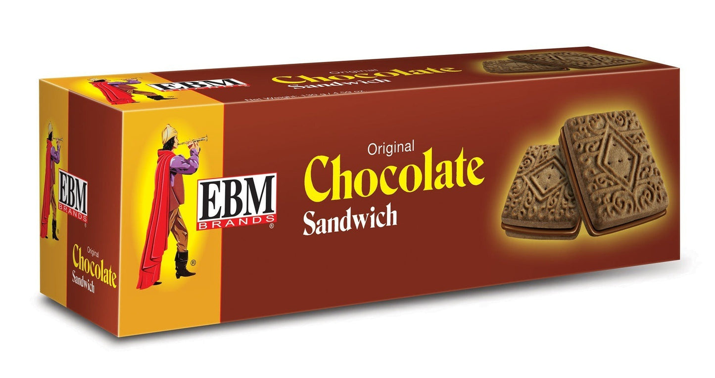 EBM Chocolate Sandwich Biscuits
