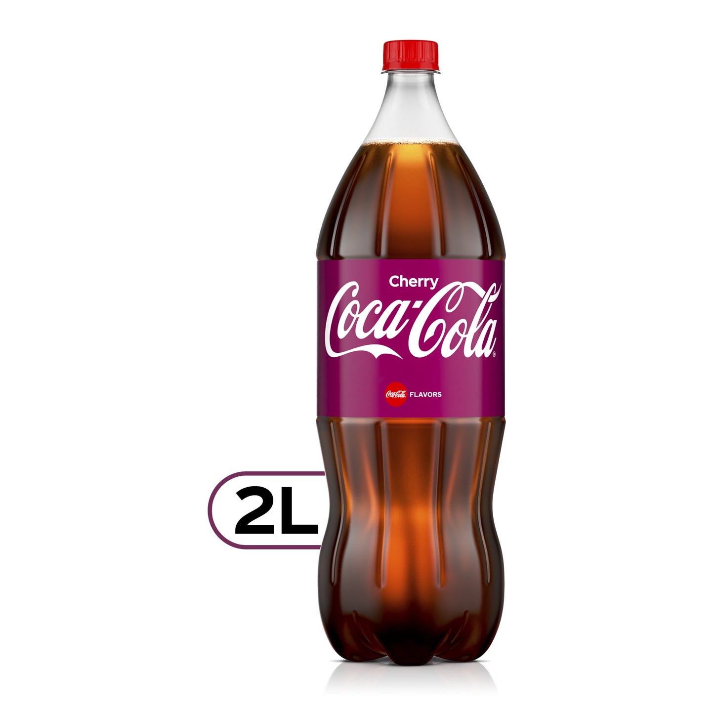 Coca-Cola Cherry Soda Pop, 2 Liter Bottle