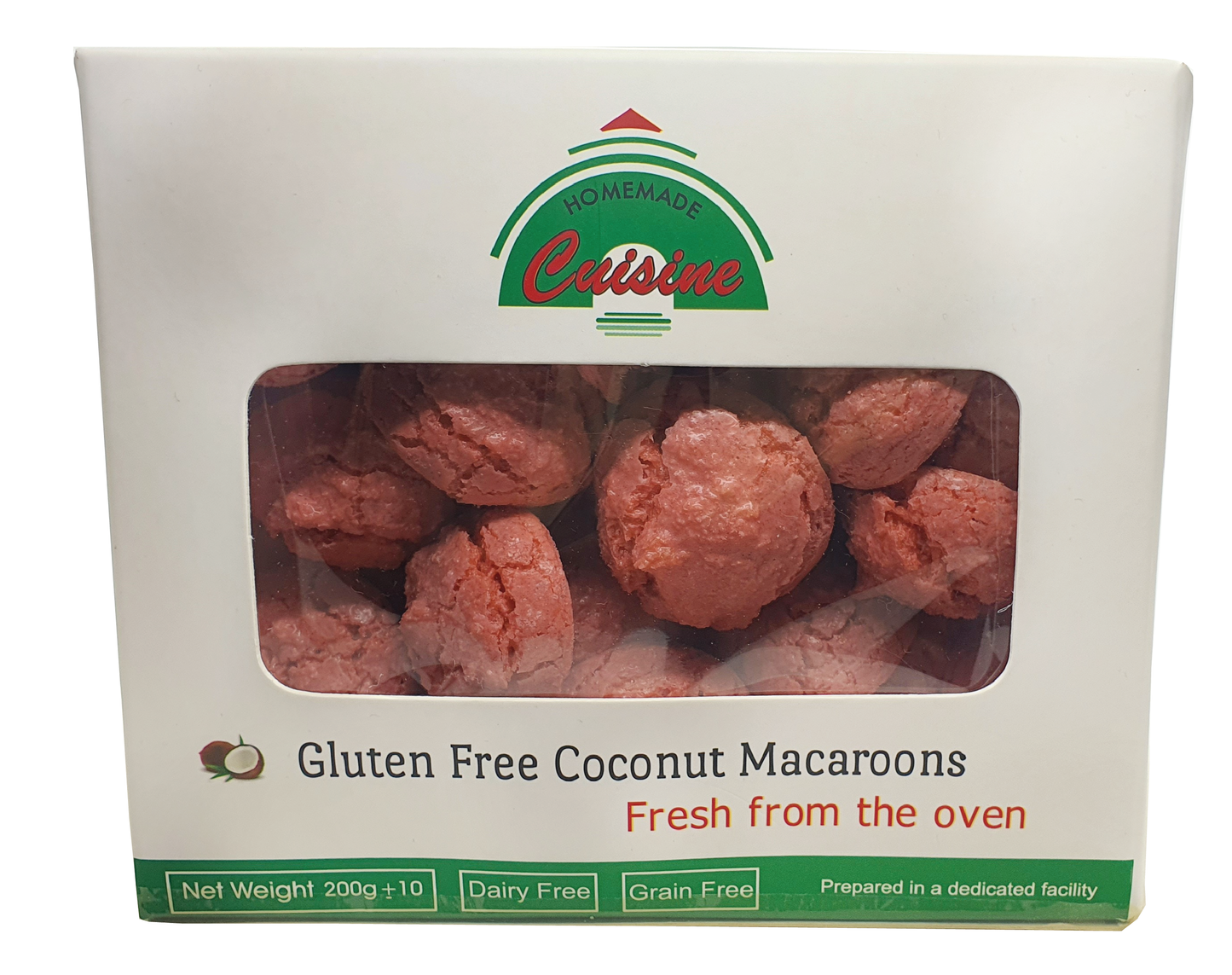 HMC GULTEN FREE COCONUT MACAROONS 200 GM