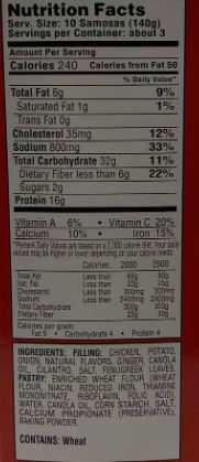 Coloel Kababz Handmade Chicken Samosa