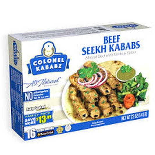 Colonel Kababz Beef Seekh Kabab FP