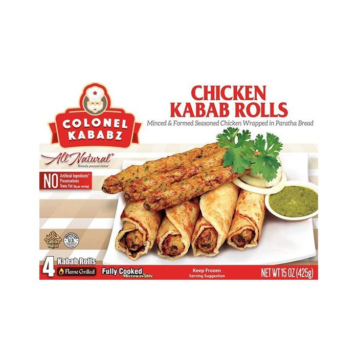 Colonel Kababz Chicken Kabab Rolls