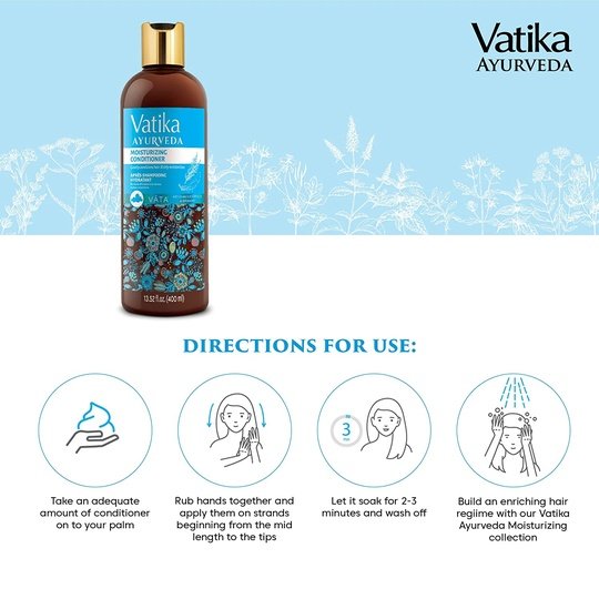 Vatika Ayurveda Moisturizing Conditioner (For Vatā)