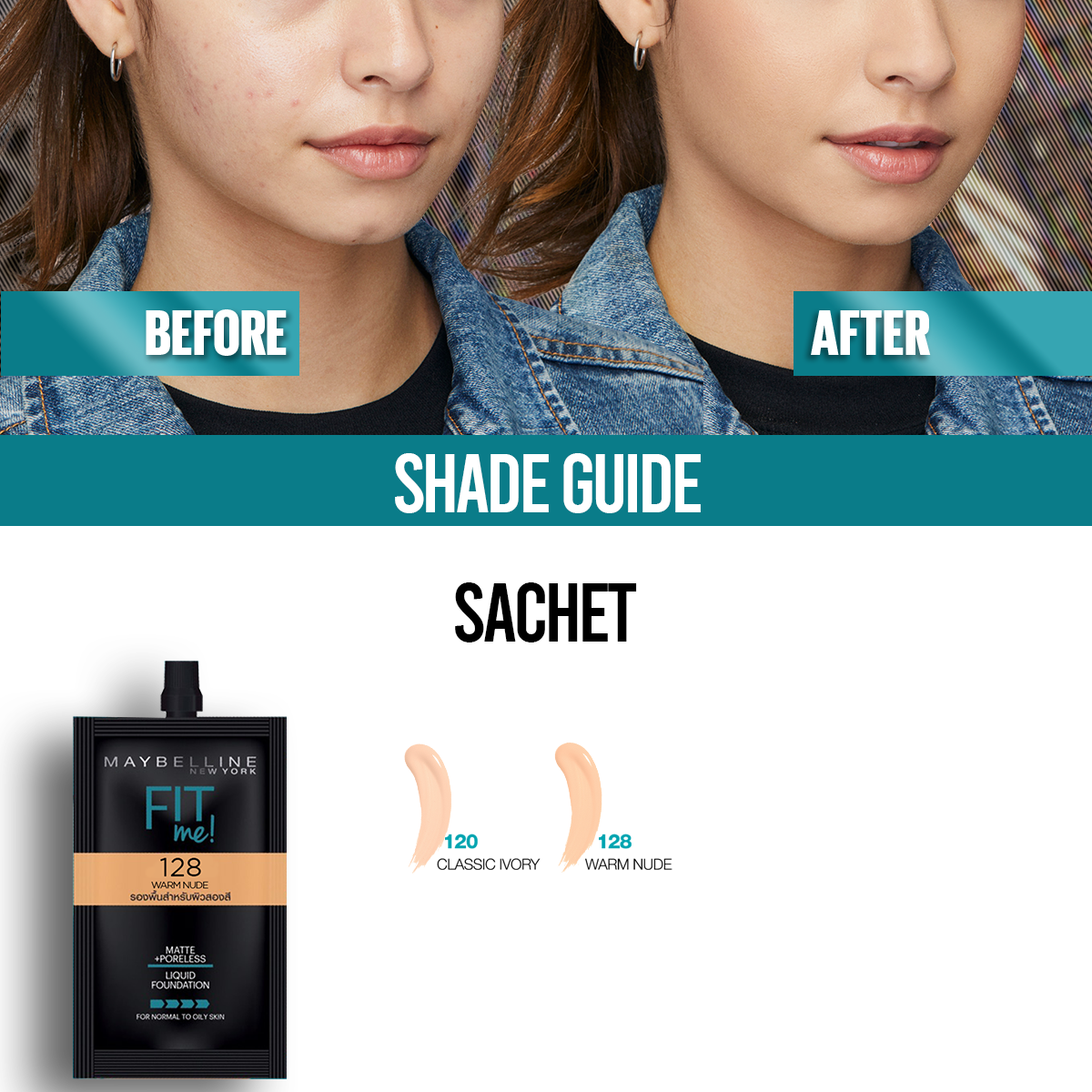 MAYBELLINE PRIMER FIT ME FOUNDATION MATTE & PORELESS SPF 115