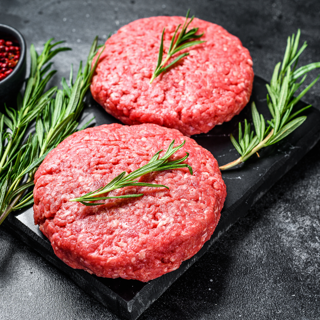 Halal  Fresh Beef Burger Patties | Freshly Seasoned And Prepped | Ready To Cook |