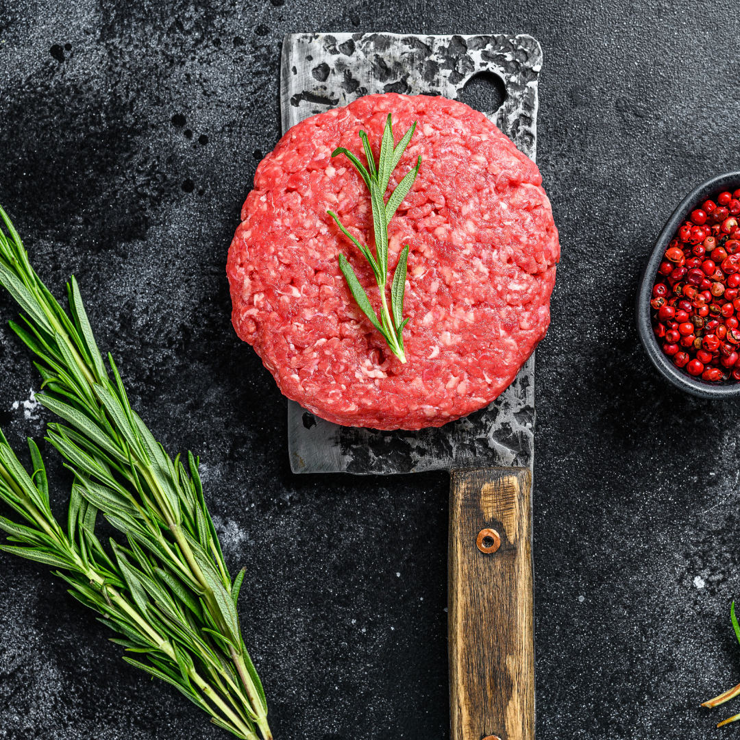 Halal  Fresh Beef Burger Patties | Freshly Seasoned And Prepped | Ready To Cook |