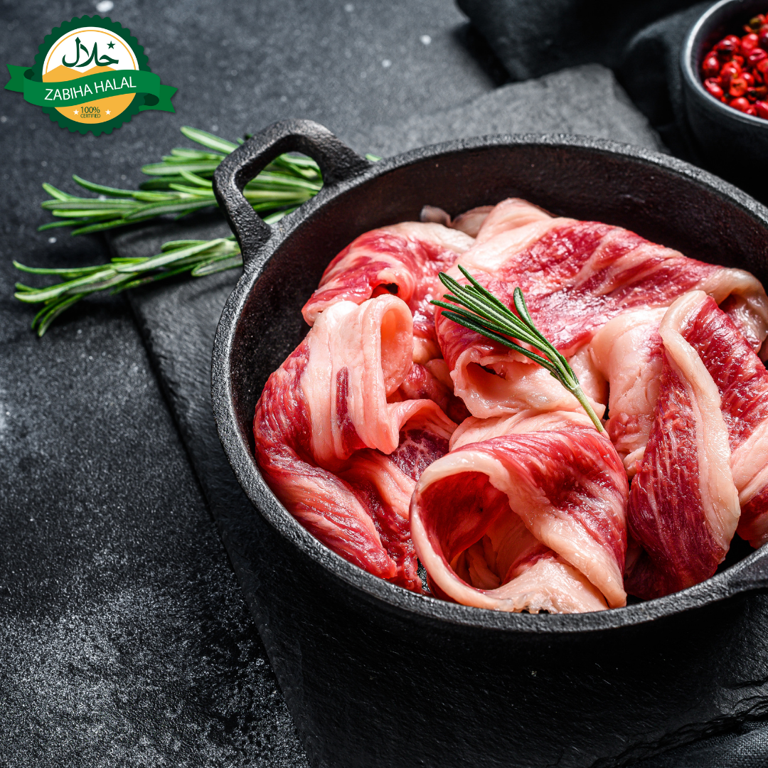 Halal Beef Bacon Breakfast Slices | Zabiha Halal  | Ready To Cook |