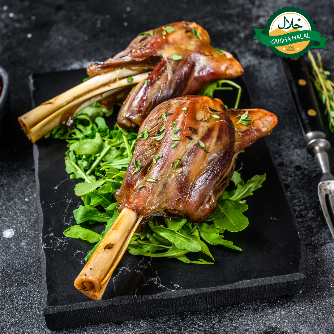 Halal Goat Shank | Tender | Excellent For Slow Cooking | Packed Fresh |