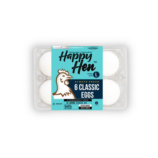 FarmFields HAPPY HEN CLASSIC EGGS 6 PCS