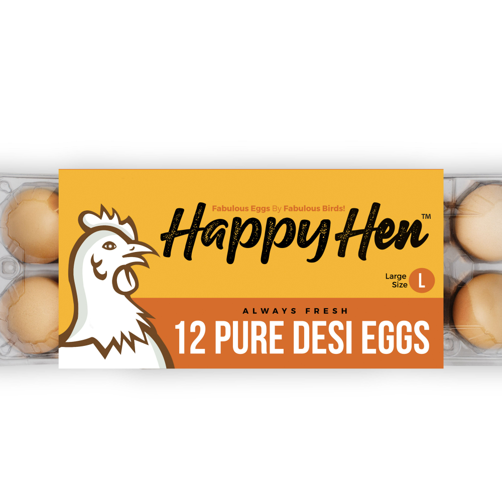 FarmFields HAPPY HEN DESI EGGS 12 PCS