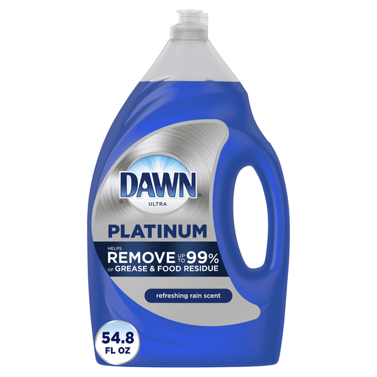 Dawn Dishwashing Liquid Dish Soap, Refreshing Rain Scent, 54.8 fl oz