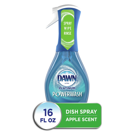 Dawn Powerwash Apple Dish Spray, Dish Soap Starter Kit, 16 Fl Oz