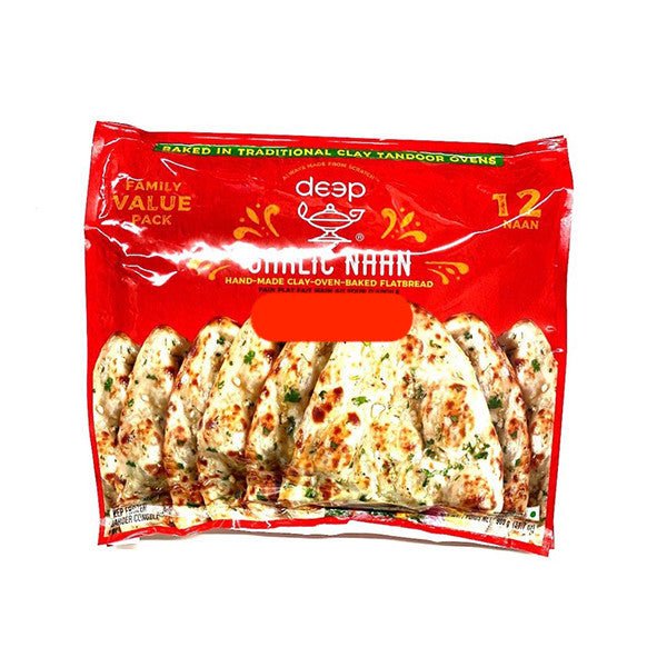 Deep Garlic Naan Family Pack (12pcs)