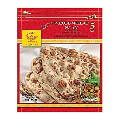Deep Whole Wheat Naan (5pcs)