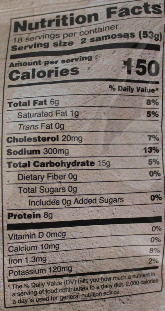 Deep Chicken Tikka Samosa