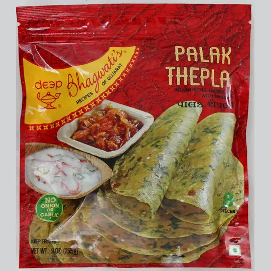 Deep Palak Thepla