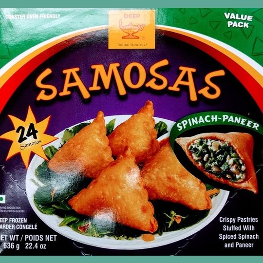 Deep Spinach Paneer Samosa