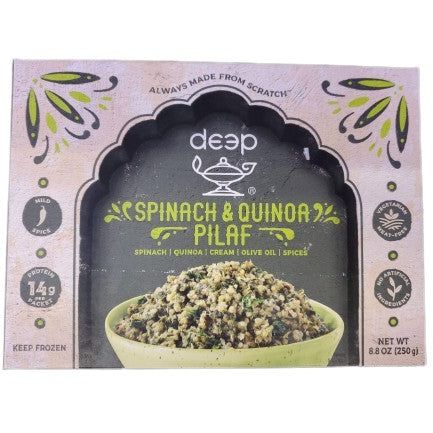 Deep Spinach and Quinoa Pilaf