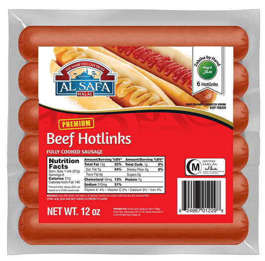 Al Safa Beef Hotlinks