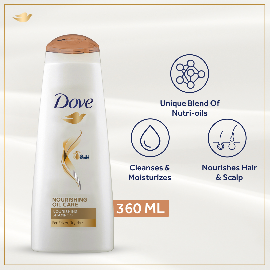 DOVE SHAMPOO NOURISHING OIL CARE 360 ML