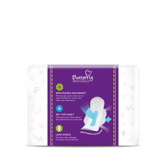 BUTTERFLY ULTRA THIN SANITARY NAPKINS EXTRA LARGE 7 PCS