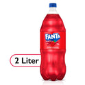 Fanta Strawberry Fruit Soda Pop, 2 Liter Bottle