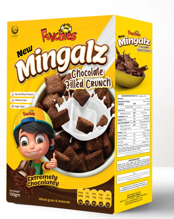 FUNCHIES MINGALZ CRON FLAKES 125GM