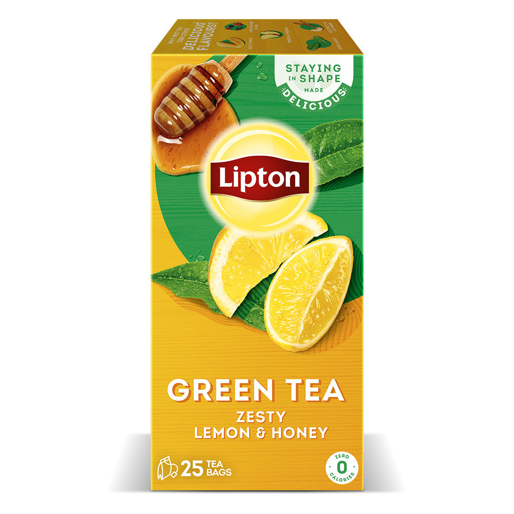 LIPTON GREEN LEMON & HONEY (25 TEA BAGS)