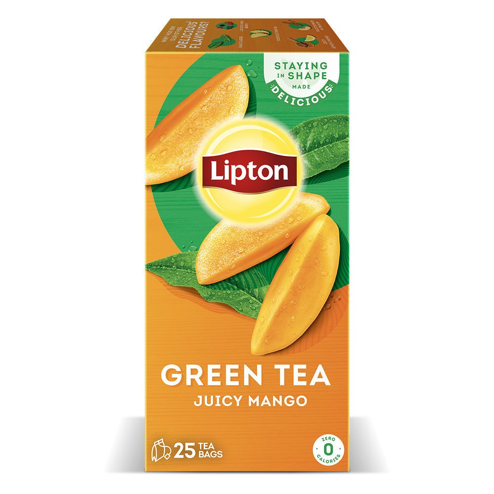 LIPTON GREEN TEA BAG MANGO 25S 32.5GM