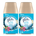 Glade Automatic Spray Refill, Air Freshener, Aqua Waves, 2 Refills, 2 x 6.2 Oz