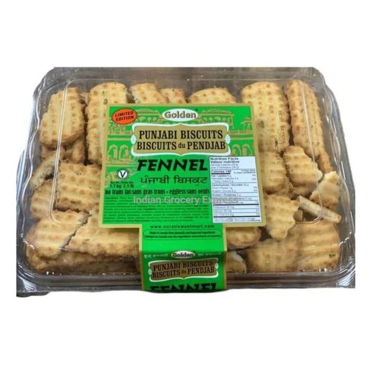 Golden Punjabi Biscuit Fennel