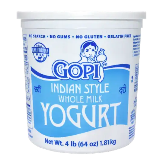 Gopi Indian Style Whole Milk Yogurt