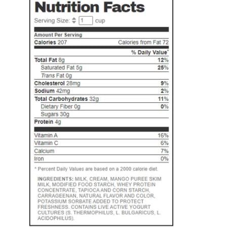 Gopi Lassi Mango Yogurt Drink Large