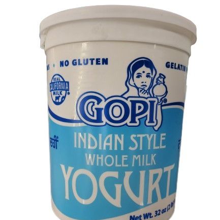 Gopi Indian Style Whole Milk Yogurt Small