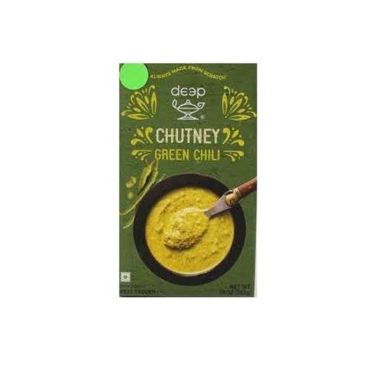 Deep Green Chili Chutney Frozen