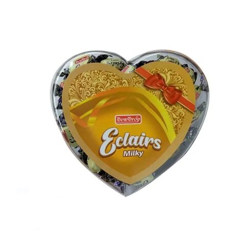 MINI CRYSTAL HEART ECLAIRS MILKY 200 GM