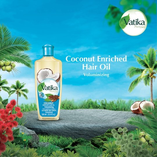 Vatika Naturals Coconut Enriched Hair Oil