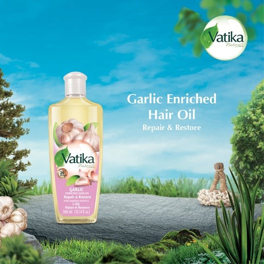 Vatika Naturals Garlic Enriched Hair Oil