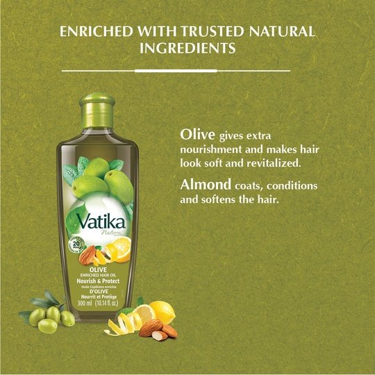 Vatika Naturals Olive Enriched Hair Oil