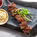 Halal Ribeye Steak Skewers | Seasoned | Ready To Grill |