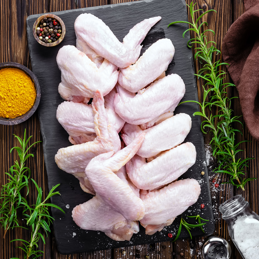 Halal Chicken Wings 2lbs | Packed Fresh | All-Natural |