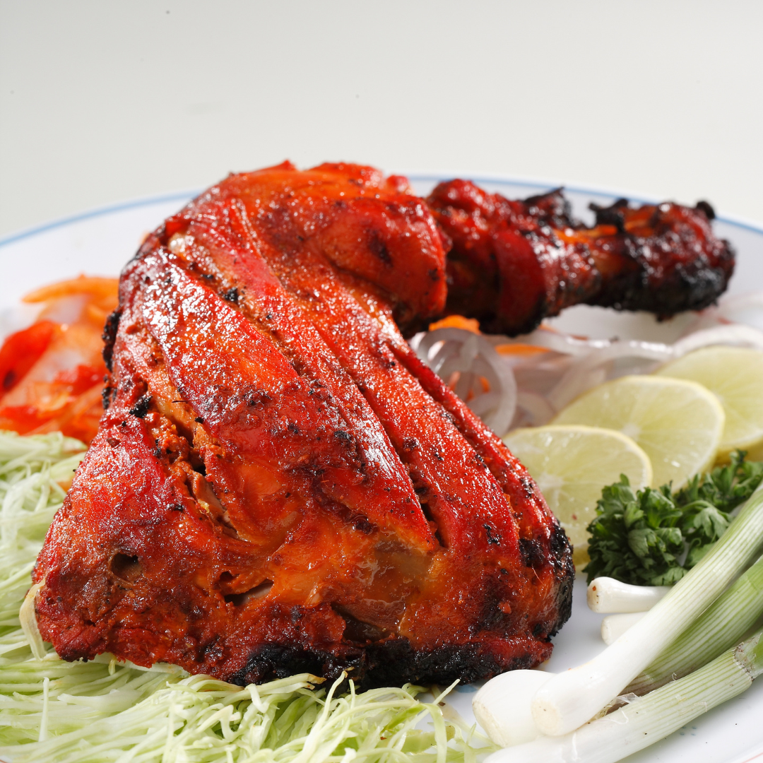 Halal Marinated Tandoori Chicken Leg Quarters | Seasoned And Prepped | Ready To Cook |