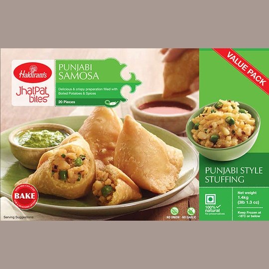 Haldiram's Jhatpat Bites Punjabi Jumbo Samosa