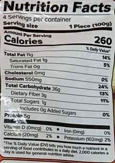 Haldiram's Aloo Gobhi Paratha (4pcs)