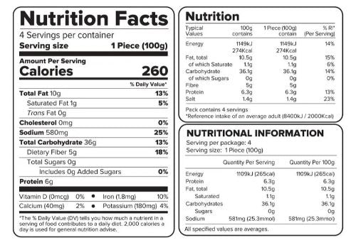 Haldiram's Muli Paratha (4 pcs )