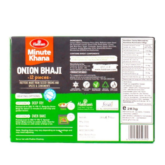 Haldiram's Onion Bhaji Minute Khana (12 pcs)