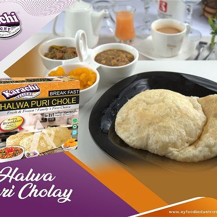 Karachi Delight Halwa Puri Chole (10pcs)