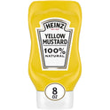 Heinz 100% Natural Yellow Mustard, 8 oz Bottle